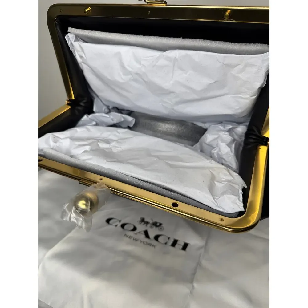 NEW •Coach Large Kisslock Frame Bag •  Collector Favorite - Picture 7 of 8